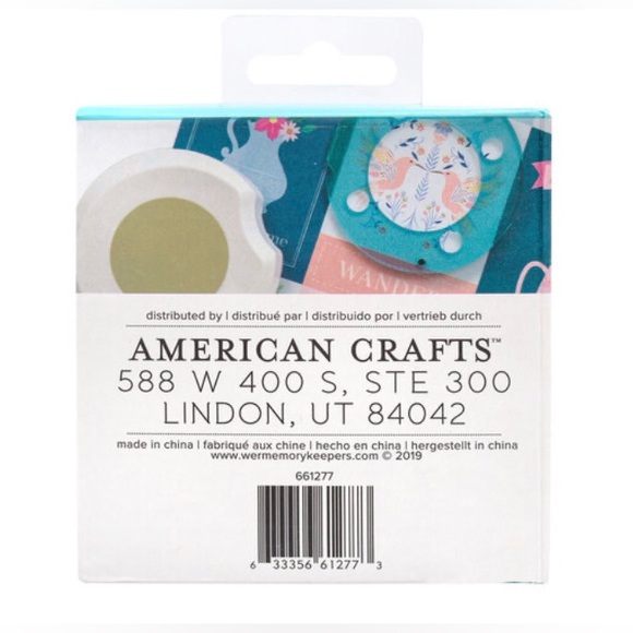 We R Memory Keeper Clear-Cut Butterfly Punch (NWT) - Picture 9 of 9